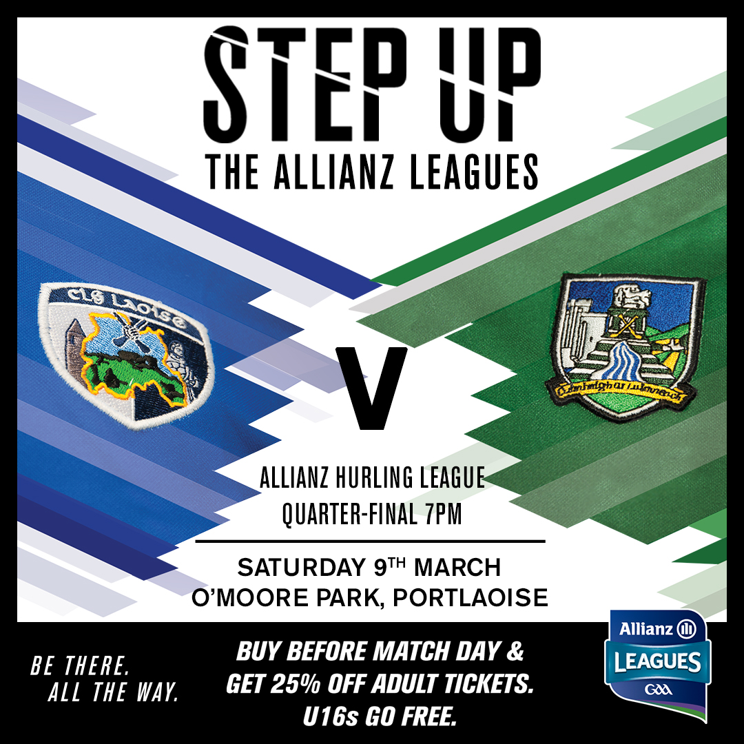 Allianz Hurling League Division 1 Quarter-Final – Limerick 2-22 Laois 0-11