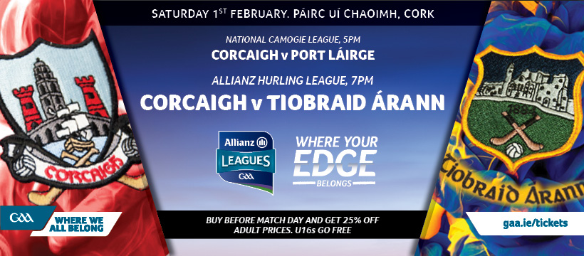 2020 Allianz Hurling League Division 1 Group A – Cork 2-24 Tipperary 1-25