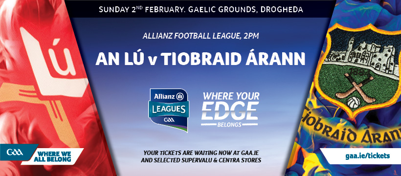 2020 Allianz Football League Division 3 – Tipperary 0-11 Louth 1-7