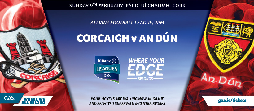 2020 Allianz Football League Division 3 – Cork 0-16 Down 1-8