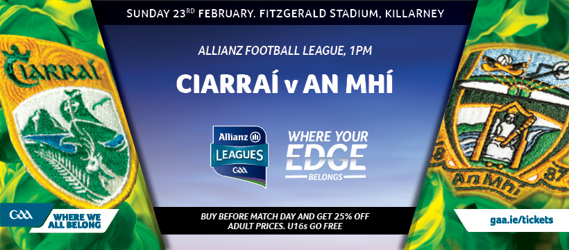 2020 Allianz Football League Division 1 – Kerry 1-19 Meath 2-13