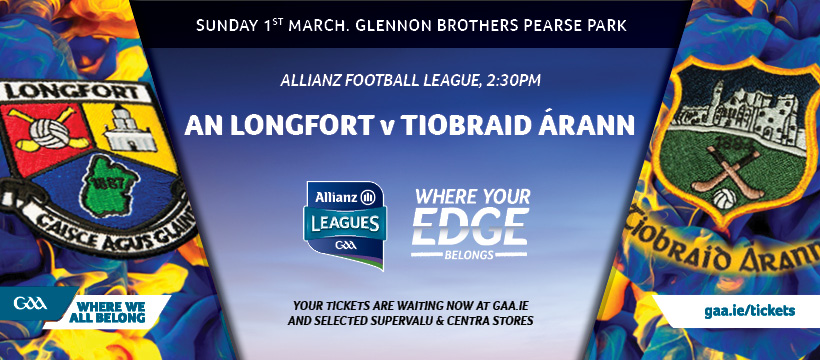 2020 Allianz Football League Division 3 – Longford 3-12 Tipperary 3-7