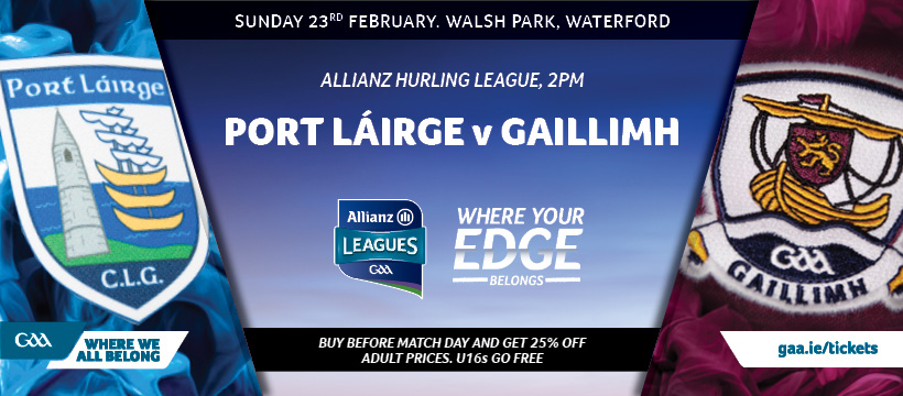 2020 Allianz Hurling League Division 1A – Waterford 0-17 Galway 0-16