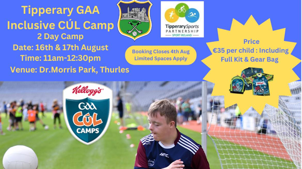 Tipperary GAA Inclusive Cúl Camp