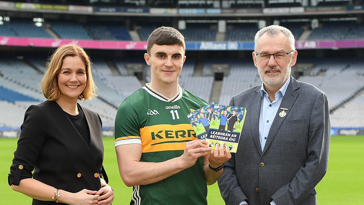 Seoladh Leabhrán an Réiteora Óig – Handbook for Young Referees Launched in Croke Park